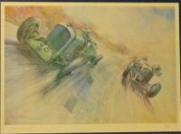 Motor racing print