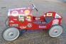 A green roadster child's pedal car - 2