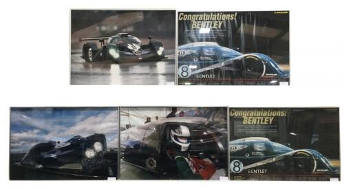 A selection of framed Bentley Speed 8 related pictures