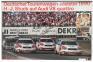 Framed picture of 1990 German touring car Audi race team