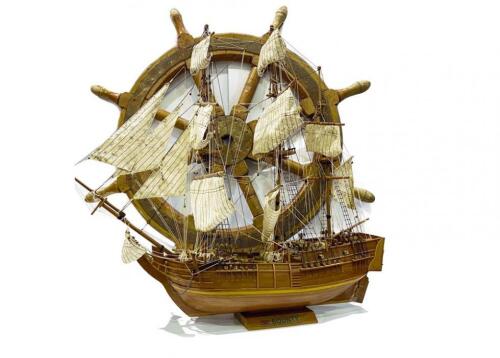 A wood model of the galleon Bounty
