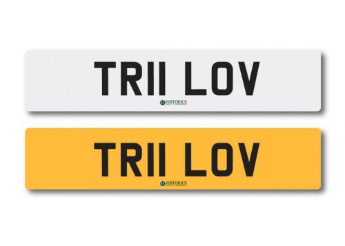 Registration number TR11 LOV