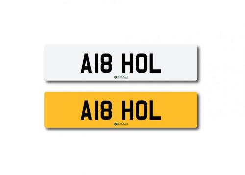 Registration number A18 HOL