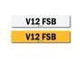 Registration Number V12 FSB