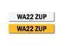 Registration Number WA22 ZUP