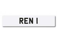 Number Plate REN 1